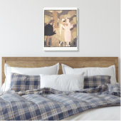 Überraschung (ohne Papier) Leinwanddruck (Insitu (Schlafzimmer))