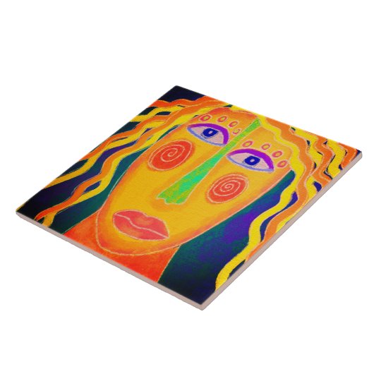 Überraschung! Original Abstraktes Digitalbild Fliese (Seite)