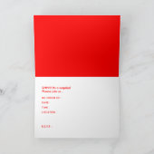 Überraschung Party Einladung: Sprechblase im Comic Einladung (Innenseite)