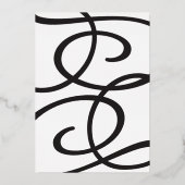 Überraschung Party Gold Foil Einladung (Rückseite)