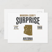 Überraschung Postkarte (Vorne/Hinten)