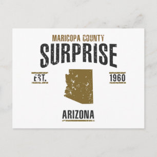 Überraschung Postkarte