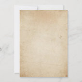 Überraschung Rustikale 20. Geburtstag Einladung Vi (Rückseite)