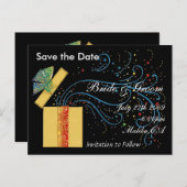 Überraschung Save the Date - Individuell Ankündigungspostkarte (Vorne/Hinten)