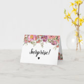 Überraschung Schwangerschaft Ankündigung Floral Wa (Gelbe Blume)