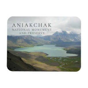 Überraschung See Aniakchak Denkmal, Reserve, AK Magnet