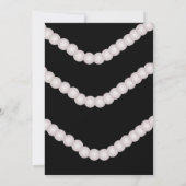 Überraschung Shhhhhh Pearl Foil Geburtstagsparty Einladung (Rückseite)