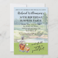 Überraschung Stilvoller Golf Humor 30. Geburtstags