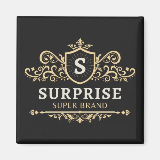 Überraschung Super-Brand Luxus Hochzeitsfeier mode Magnet (Vorne)