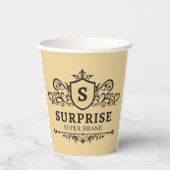 Überraschung Super-Brand Luxus Hochzeitsfeier mode Pappbecher (Vorderseite)
