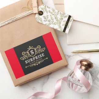 Überraschung Super-Brand Luxus Hochzeitsfeier mode Rechteckiger Aufkleber