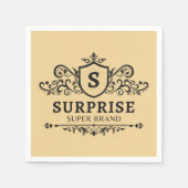 Überraschung Super-Brand Luxus Hochzeitsfeier mode Serviette (Vorderseite)