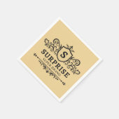 Überraschung Super-Brand Luxus Hochzeitsfeier mode Serviette (Ecke)