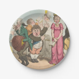 Überraschung - Teller aus dem Rundpapier