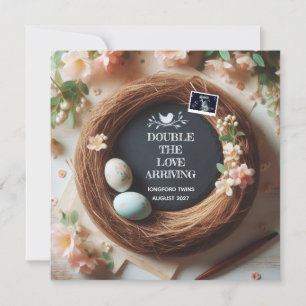 Überraschung Twins-Offenbarung, Zwillingsschwanger Ankündigung