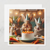 Überraschung! Unser schöner sonniger Geburtstag, G Einladung (Vorne/Hinten)