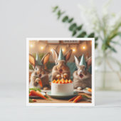 Überraschung! Unser schöner sonniger Geburtstag, G Einladung (Stehend Vorderseite)