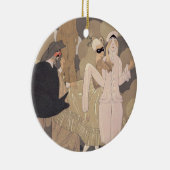 Überraschung (w/c auf Papier) Keramikornament (Rechts)