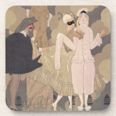 Überraschung (w/c auf Papier) Untersetzer (Vorderseite)