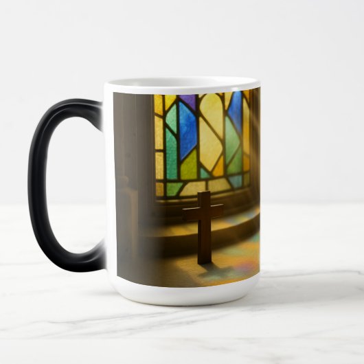 Überraschung White Morphing Tasse 11/15oz Heat-Cha (Links)