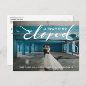 Überraschung! Wir lösten die Ankündigung der Neuve Postkarte (Vorne/Hinten)