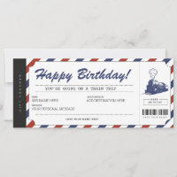 Überraschung Zugreise Ticket Geschenkgutschein