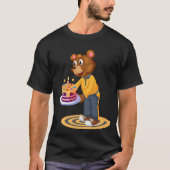 Überraschung zum Geburtstag Bär T-Shirt (Vorderseite)