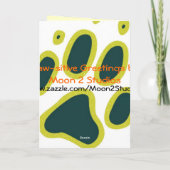 Überraschungen Feiertagskarte (Rückseite)