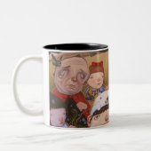 Überraschungs-Gast Zweifarbige Tasse (Links)