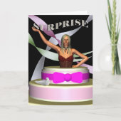 Überraschungs-Geburtstags-Einladung Einladung (Vorderseite)