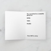 Überraschungs-Party Einladung (Innenseite)