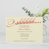 Überraschungs-Party Einladung (Stehend Vorderseite)