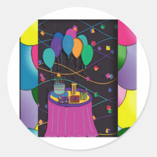 Überraschungsangriffe Runder Aufkleber