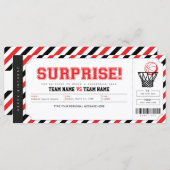 Überraschungsbasketballspiel Personalisiertes Gesc (Vorne/Hinten)