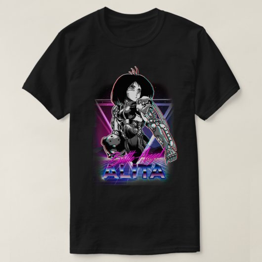 Überraschungsgeschenk Alita Battle Angel gibt Musi T-Shirt (Design vorne)
