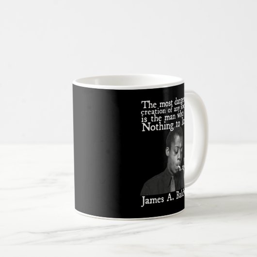 Überraschungsgeschenk James Baldwin Halloween Holi Kaffeetasse (VorderseiteRechts)