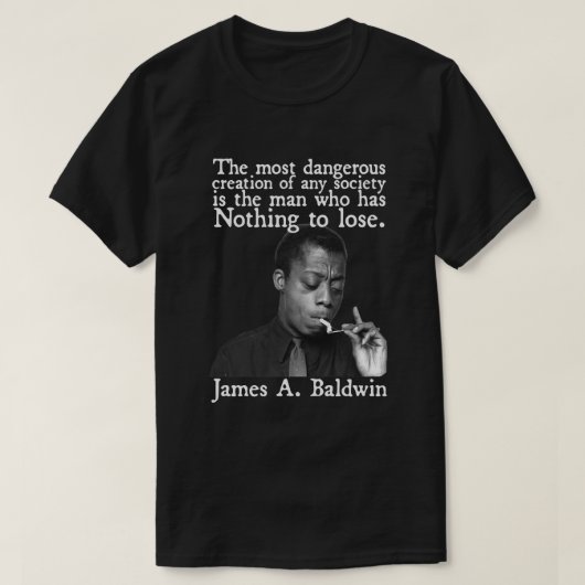 Überraschungsgeschenk James Baldwin Halloween Holi T-Shirt (Design vorne)