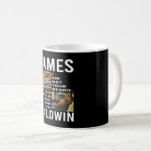 Überraschungsgeschenk James Baldwin Protest Hallow Kaffeetasse (VorderseiteRechts)