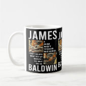 Überraschungsgeschenk James Baldwin Protest Hallow Kaffeetasse (Links)