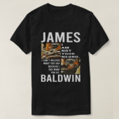 Überraschungsgeschenk James Baldwin Protest Hallow T-Shirt (Design vorne)