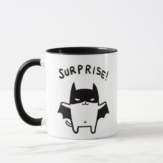 Überraschungskatze-Tasse Tasse (Links)