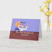 Überraschungsmoment Karte (Gelbe Blume)