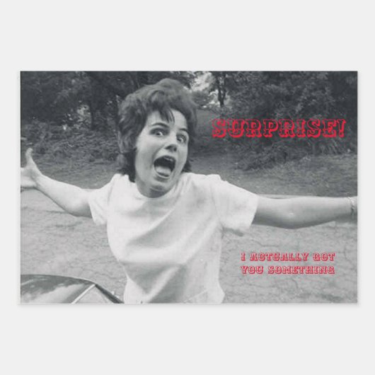 Überraschungspapier Geschenkpapier Set (Vorderseite)