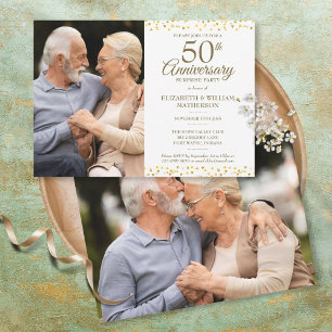 Überraschungsparty zum 50. Hochzeitstag 2 Fotos Einladung