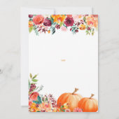 Überraschungspumpen fallen Geburtstag Einladung (Rückseite)