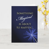 Überraschungsreise Grußkarte Karte (Gelbe Blume)