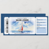 Überraschungssegler Geschenkgutschein Einladung (Vorne/Hinten)