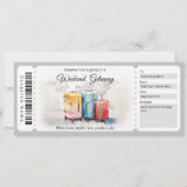 Überraschungswoche Geschenkgutschein Einladung (Vorderseite)