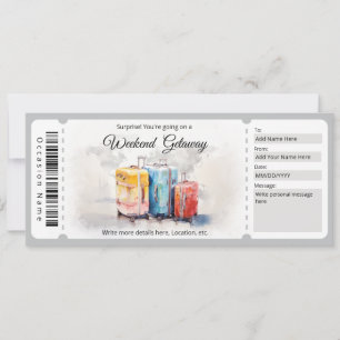 Überraschungswoche Geschenkgutschein Einladung