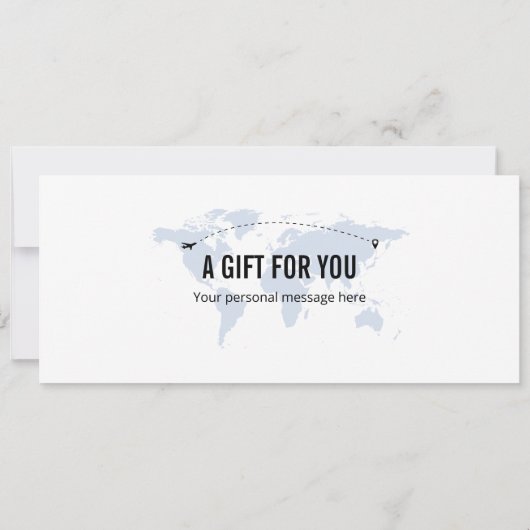 Überraschungszertifikat Alaska Boarding Pass Einladung (Rückseite)